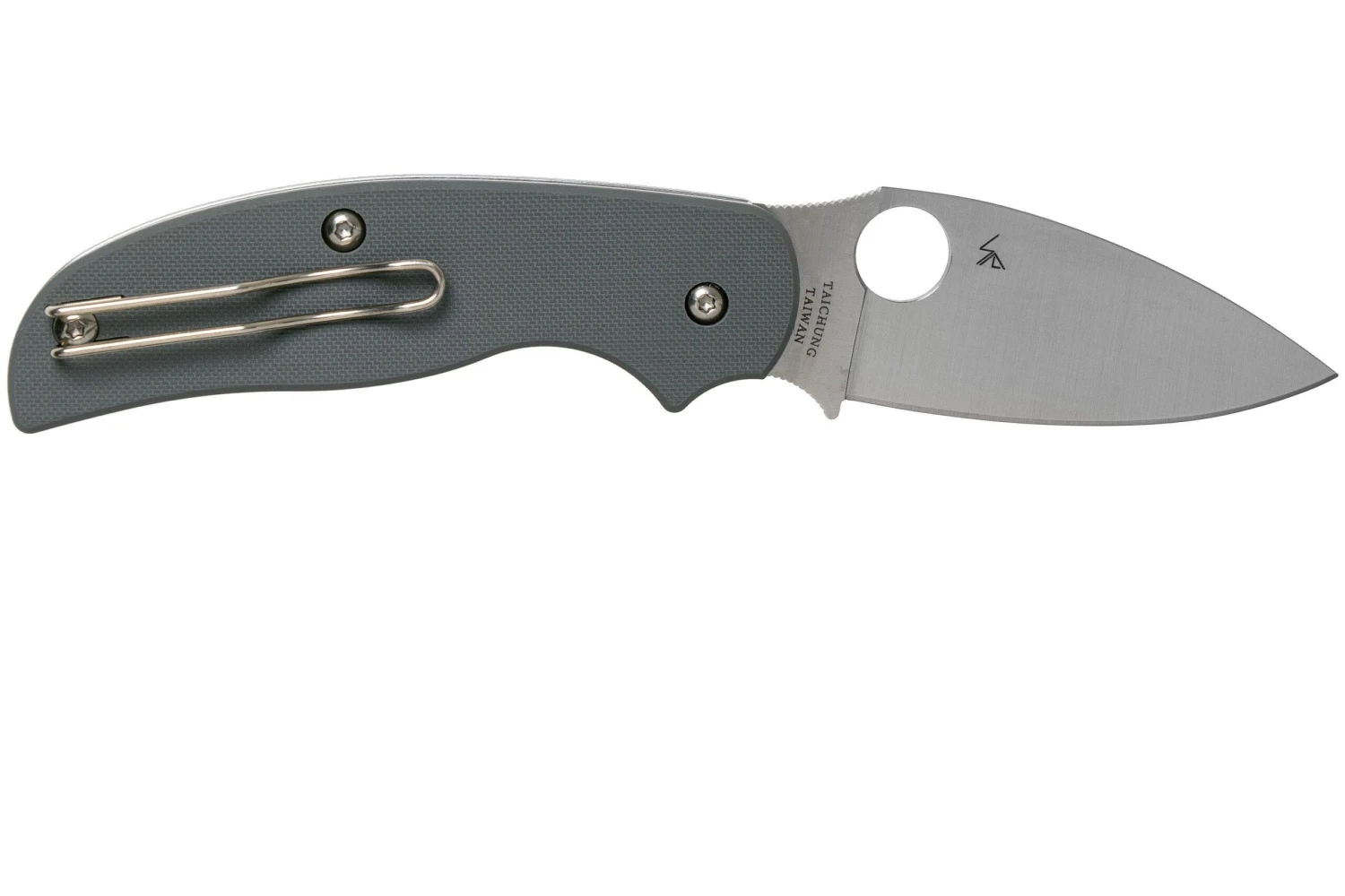 Spyderco Sage 1 C123GPGY G10 Maxamet Taschenmesser, Kühl Grau 4 Spyderco Sage 1 C123GPGY G10 Maxamet Taschenmesser, Kühl Grau – Bild 2