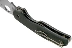 Spyderco Sage 1 C123GPGY G10 Maxamet Taschenmesser, Kühl Grau 13 Spyderco Sage 1 C123GPGY G10 Maxamet Taschenmesser, Kühl Grau -Survival Knife Shop SPC123GPGY 05 spyderco