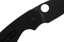 Spyderco Efficient Black C216GPBBK Taschenmesser, Schwarz -Survival Knife Shop SPC216GPBBK 05 spyderco