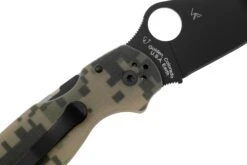 Spyderco Para 3 C223GPCMOBK Taschenmesser, Camo/schwarz -Survival Knife Shop SPC223GPCMOBK 05 spyderco