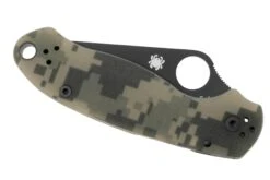 Spyderco Para 3 C223GPCMOBK Taschenmesser, Camo/schwarz -Survival Knife Shop SPC223GPCMOBK 06 spyderco