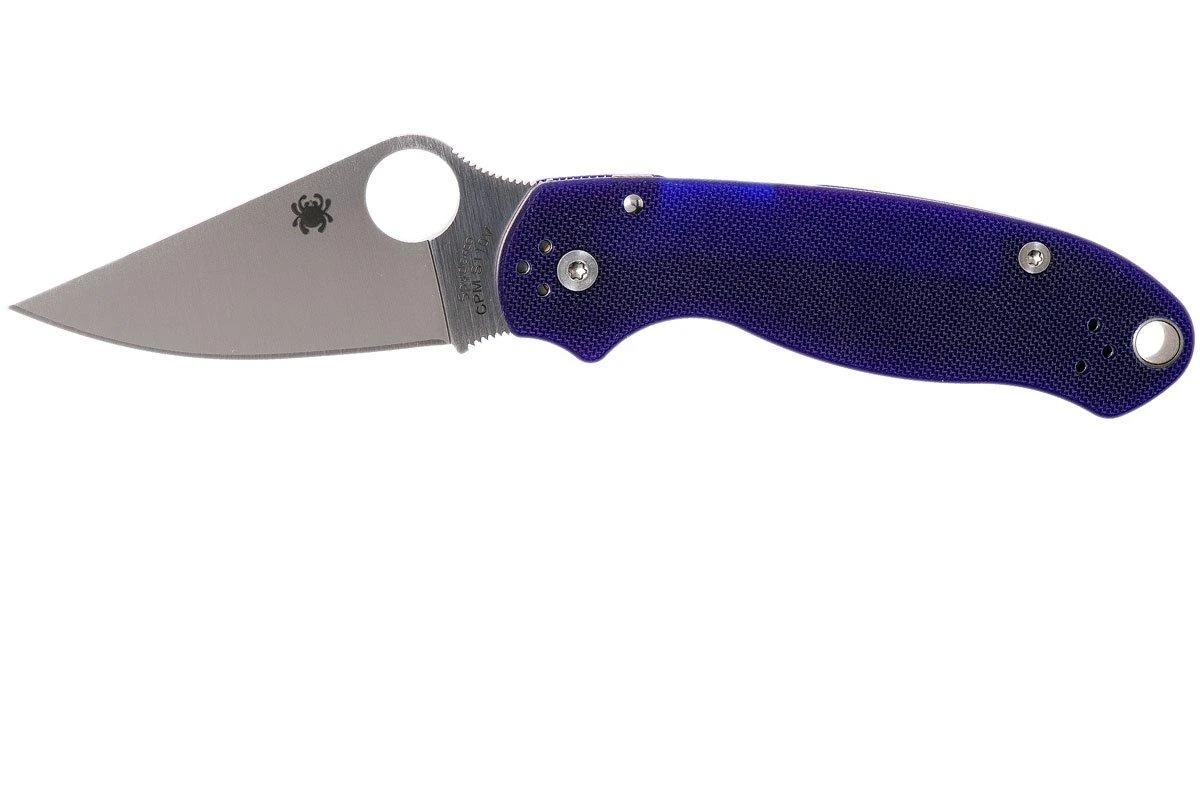 Spyderco Para 3 S110V C223GPDBL Taschenmesser, Dunkelblau