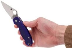 Spyderco Para 3 S110V C223GPDBL Taschenmesser, Dunkelblau -Survival Knife Shop SPC223GPDBL 08 spyderco spc223gpdbl 08