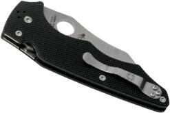 Spyderco YoJumbo C253G G10 Taschenmesser, Michael Janich Design, Schwarz -Survival Knife Shop SPC253GP 05 spyderco