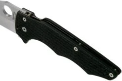 Spyderco YoJumbo C253G G10 Taschenmesser, Michael Janich Design, Schwarz -Survival Knife Shop SPC253GP 07 spyderco