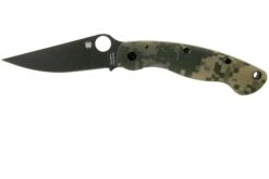 Spyderco Military C36GPCMOBK Taschenmesser, Camo/schwarz