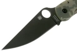 Spyderco Military C36GPCMOBK Taschenmesser, Camo/schwarz -Survival Knife Shop SPC36GPCMOBK 03 spyderco v202002
