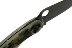 Spyderco Military C36GPCMOBK Taschenmesser, Camo/schwarz -Survival Knife Shop SPC36GPCMOBK 06 spyderco v202002