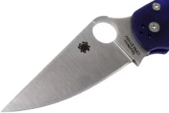 Spyderco Paramilitary 2 S110V C81GPDBL2 Taschenmesser, Dunkelblau -Survival Knife Shop SPC81GPDBL2 03 spyderco paramilitary 2 dark blue spc81gpdbl2 03