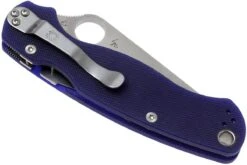 Spyderco Paramilitary 2 S110V C81GPDBL2 Taschenmesser, Dunkelblau -Survival Knife Shop SPC81GPDBL2 04 spyderco paramilitary 2 dark blue spc81gpdbl2 04