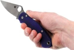 Spyderco Paramilitary 2 S110V C81GPDBL2 Taschenmesser, Dunkelblau -Survival Knife Shop SPC81GPDBL2 09 spyderco paramilitary 2 dark blue spc81gpdbl2 09