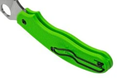 Spyderco UK Penknife Salt Green LC200N C94PGR Taschenmesser -Survival Knife Shop SPC94PGR 04 spyderco