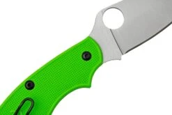 Spyderco UK Penknife Salt Green LC200N C94PGR Taschenmesser -Survival Knife Shop SPC94PGR 05 spyderco