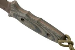 Spartan Blades Harsey TT Tactical Trout, FDE/CAMO W/Kydex TAN, Feststehendes Messer -Survival Knife Shop USSB43DECMKYTN 04 spartan blades