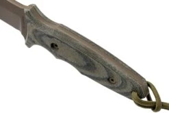 Spartan Blades Harsey TT Tactical Trout, FDE/CAMO W/Kydex TAN, Feststehendes Messer -Survival Knife Shop USSB43DECMKYTN 05 spartan blades