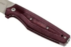 Viper Dan 1 5928CBR Burgundy Micarta N690, Drop-Point-Klinge -Survival Knife Shop VPV5928CBR 05 viper dan 1 vpv5928cbr 05