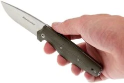 Viper Dan 1 5928GGR Grünes G10 N690, Drop-Point-Klinge -Survival Knife Shop VPV5928GGR 07 viper dan 1 vpv5928ggr 07