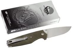 Viper Dan 1 5928GGR Grünes G10 N690, Drop-Point-Klinge -Survival Knife Shop VPV5928GGR 08 viper dan 1 vpv5928ggr 08