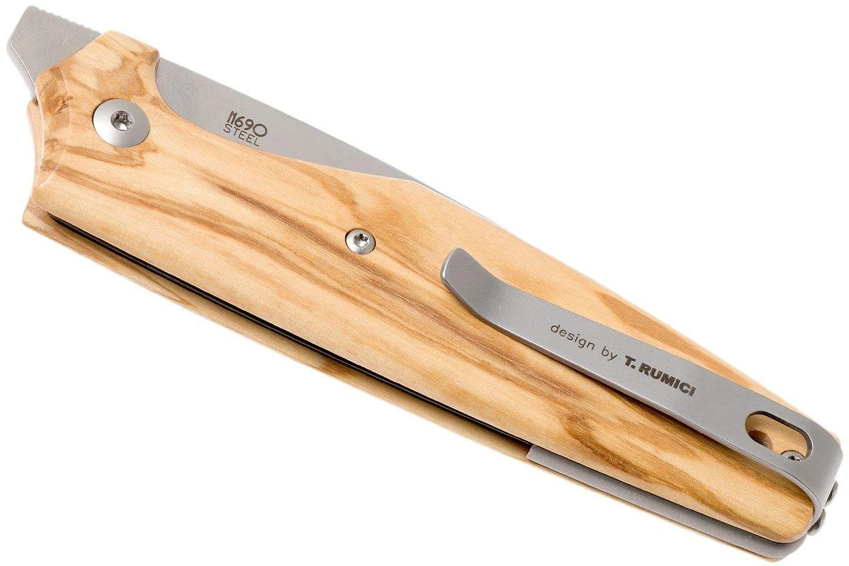 Viper Dan 2 5930UL Olivenholz, N690, Sheepfoot 6 Viper Dan 2 5930UL Olivenholz, N690, Sheepfoot – Bild 4