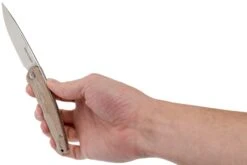 Viper Key V5976CN Natural Canvas Micarta Taschenmesser, Jesper Voxnaes Design -Survival Knife Shop VPV5976CN 08 viper