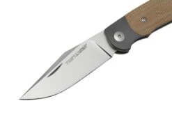Viper Twin, V6002CN, Satin M390, Natural Canvas Micarta Taschenmesser, Fabrizio Silvestrelli Design -Survival Knife Shop VPV6002CN 03 viper