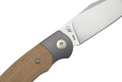 Viper Twin, V6002CN, Satin M390, Natural Canvas Micarta Taschenmesser, Fabrizio Silvestrelli Design -Survival Knife Shop VPV6002CN 05 viper