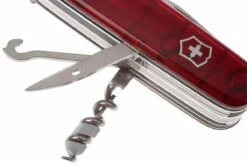 Victorinox CyberTool Mit 34 Funktionen, Rot Transparent -Survival Knife Shop VT1 7725 T 06 victorinox cybertool 34 rood vt1 7725 t d6