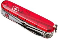 Victorinox Huntsman Lite, Schweizer Taschenmesser, Transparent Rot -Survival Knife Shop VT1 7915 T 06 victorinox vt1 7915 t 06