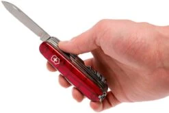 Victorinox Huntsman Lite, Schweizer Taschenmesser, Transparent Rot -Survival Knife Shop VT1 7915 T 07 victorinox vt1 7915 t 07