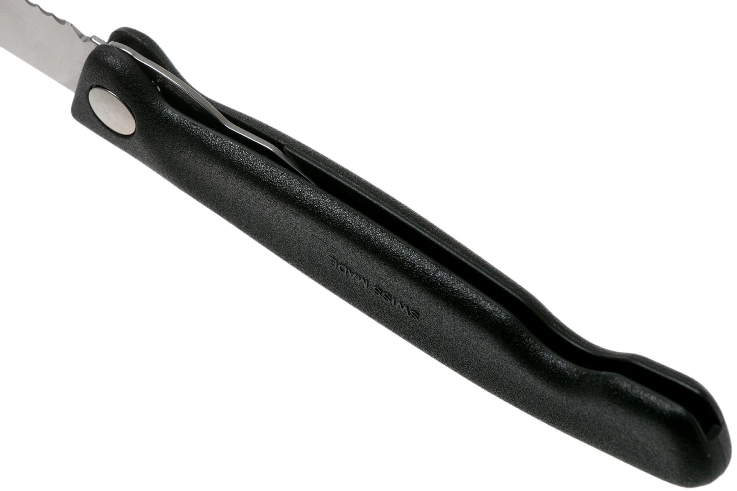 Victorinox SwissClassic Zusammenklappbares Gemüsemesser, Wellenschiff, Schwarz, 6.7833.FB 7 Victorinox SwissClassic Zusammenklappbares Gemüsemesser, Wellenschiff, Schwarz, 6.7833.FB – Bild 5
