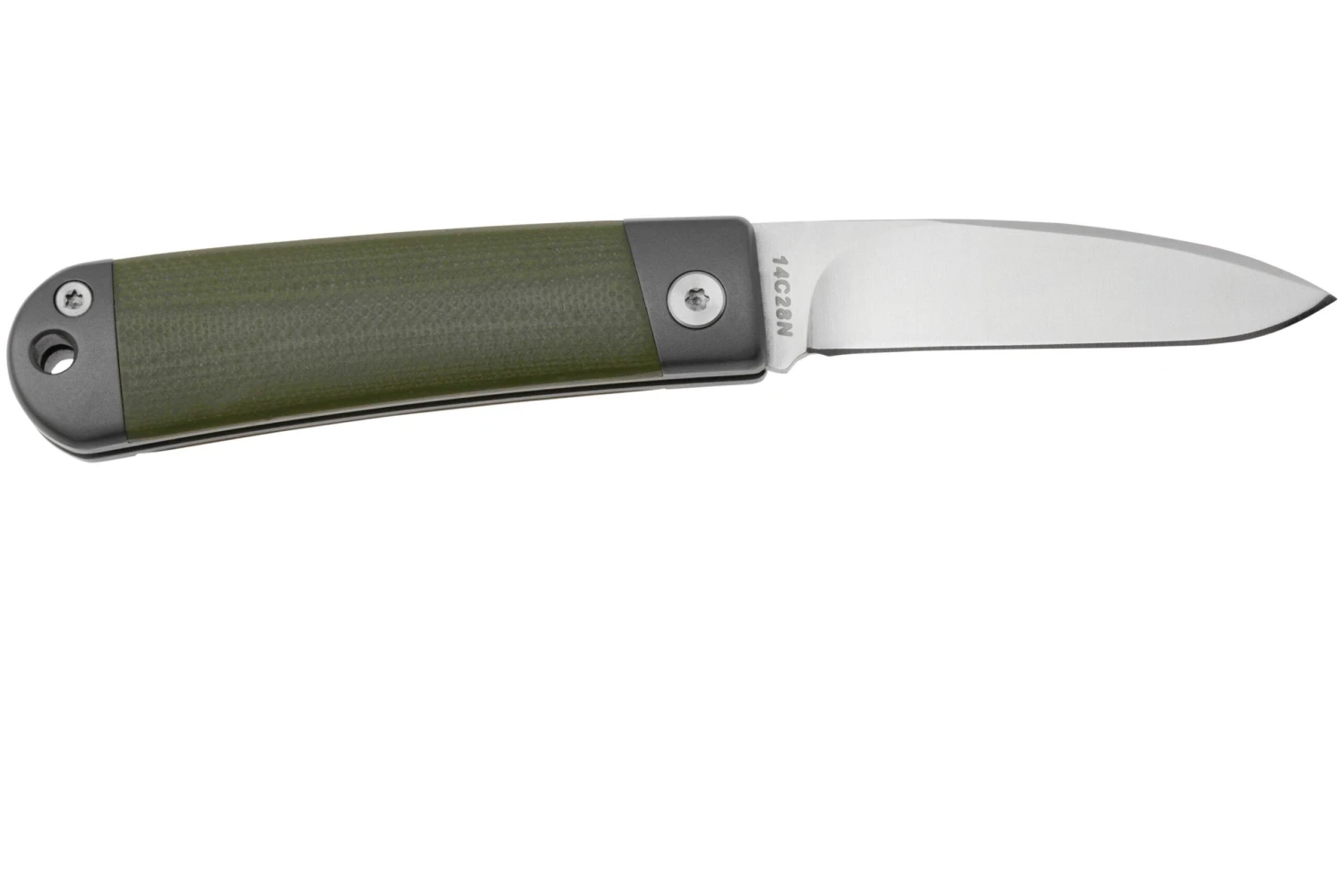 WESN Henry SN07-3, 14C28N, OD Green G10, Slipjoint Taschenmesser 4 WESN Henry SN07-3, 14C28N, OD Green G10, Slipjoint Taschenmesser – Bild 2