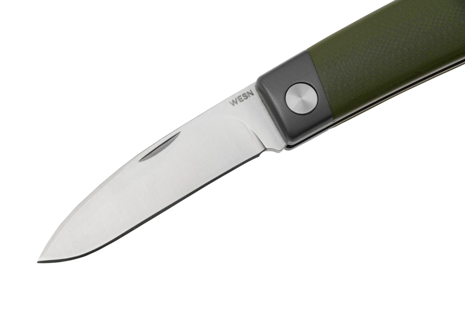 WESN Henry SN07-3, 14C28N, OD Green G10, Slipjoint Taschenmesser 5 WESN Henry SN07-3, 14C28N, OD Green G10, Slipjoint Taschenmesser – Bild 3