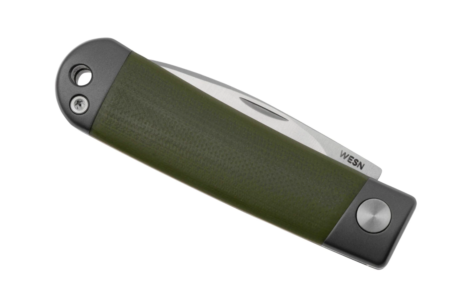 WESN Henry SN07-3, 14C28N, OD Green G10, Slipjoint Taschenmesser 8 WESN Henry SN07-3, 14C28N, OD Green G10, Slipjoint Taschenmesser – Bild 6