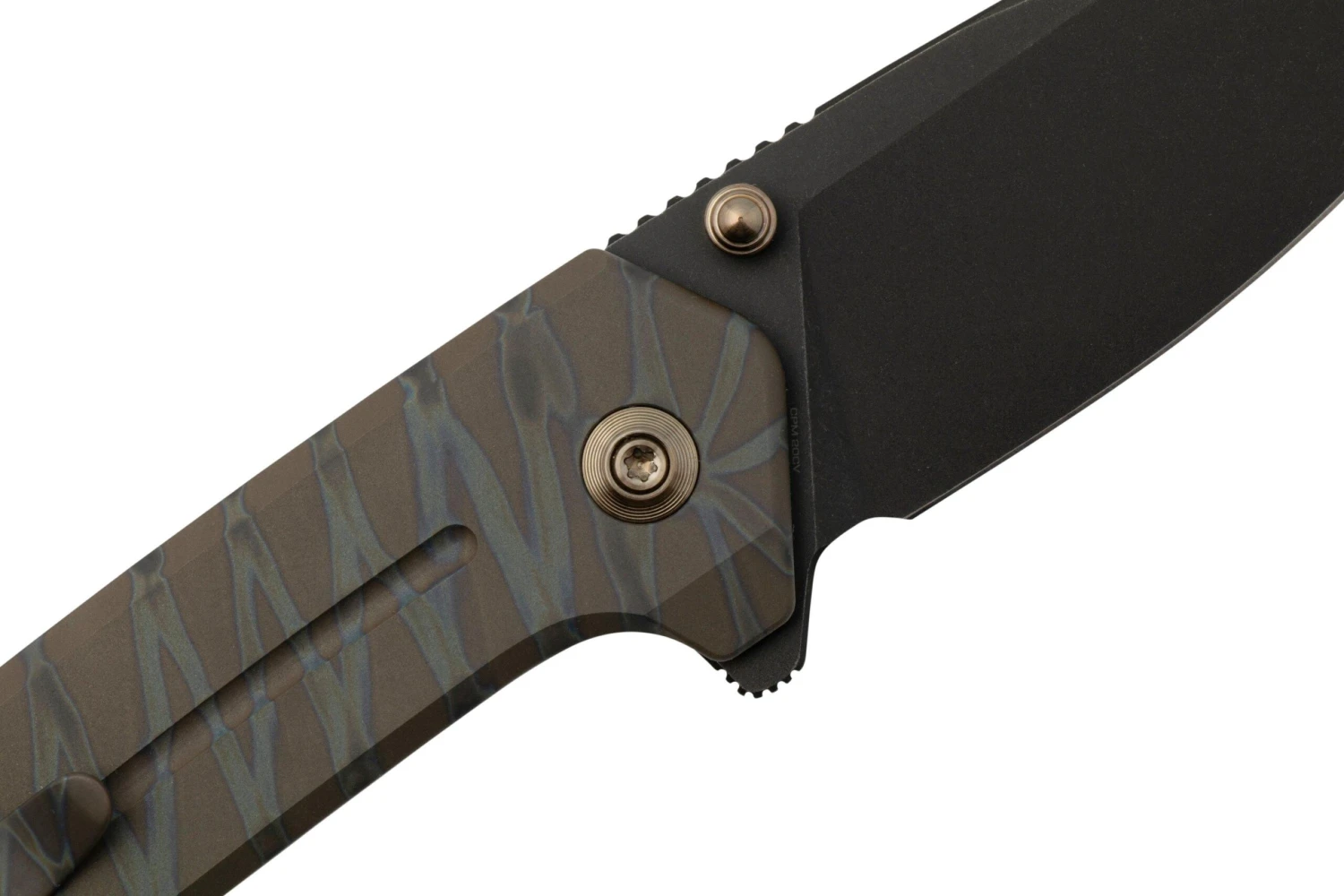 WE Knife Culex WE21026B-7, Tiger Stripe Flamed Titanium Taschenmesser 7 WE Knife Culex WE21026B-7, Tiger Stripe Flamed Titanium Taschenmesser – Bild 5