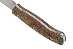 White River Camp Cleaver WRCC55-BNA Natural Burlap Micarta, Campingmesser -Survival Knife Shop WRCC55 BNA 04 whiteriver