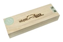 White River Camp Cleaver WRCC55-BNA Natural Burlap Micarta, Campingmesser -Survival Knife Shop WRCC55 BNA 09 whiteriver