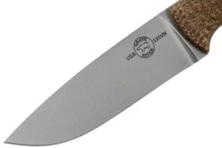 White River Knives Hunter Natural Burlap Micarta Jagdmesser, Owen Baker Jr. Design -Survival Knife Shop WRHNT BNA 03 white river knives