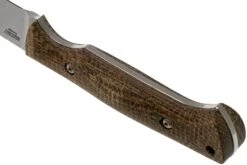 White River Knives Hunter Natural Burlap Micarta Jagdmesser, Owen Baker Jr. Design -Survival Knife Shop WRHNT BNA 04 white river knives