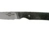 White River Knives Small Game Knife Black Burlap Micarta Jagdmesser, Owen Baker Jr. Design